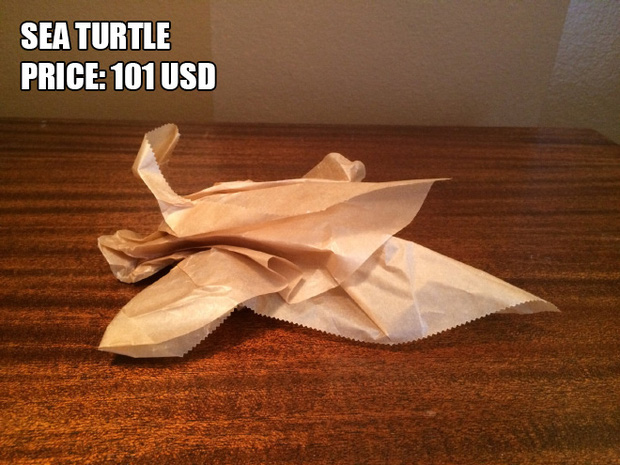 Anh chàng kiếm bộn tiền nhờ bán các kiệt tác origami phong cách cực lú lẫn - Ảnh 9.