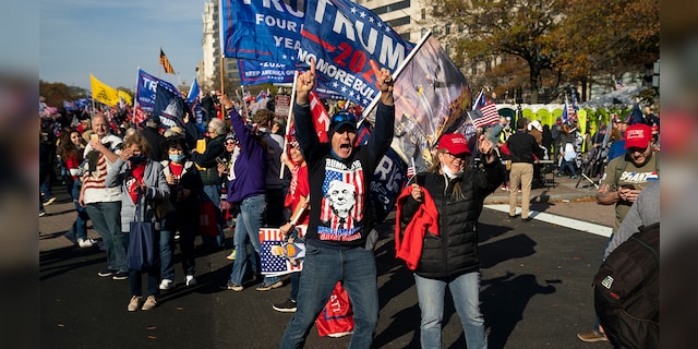  Hàng chục nghìn người biểu tình đổ về Washington, D.C., hô hào thêm 4 năm cho Tổng thống Trump - Ảnh 4.