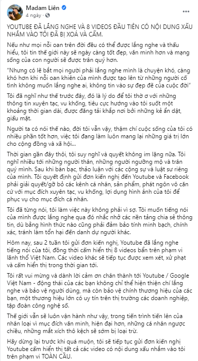 Các hình ảnh đầy ác ý và bôi nhọ đã gây ra rất nhiều phiền toái. Nhưng giờ đây, chúng ta không cần phải lo lắng nữa khi Youtube và Facebook đã bắt đầu gỡ bỏ chúng. Dù không thể xóa hết tất cả, nhưng đó cũng là một bước tiến đáng khen ngợi.