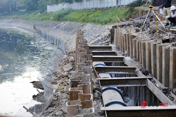 Mục sở thị hệ thống cống ngầm trên sông Tô Lịch để tách nước thải - Ảnh 7.