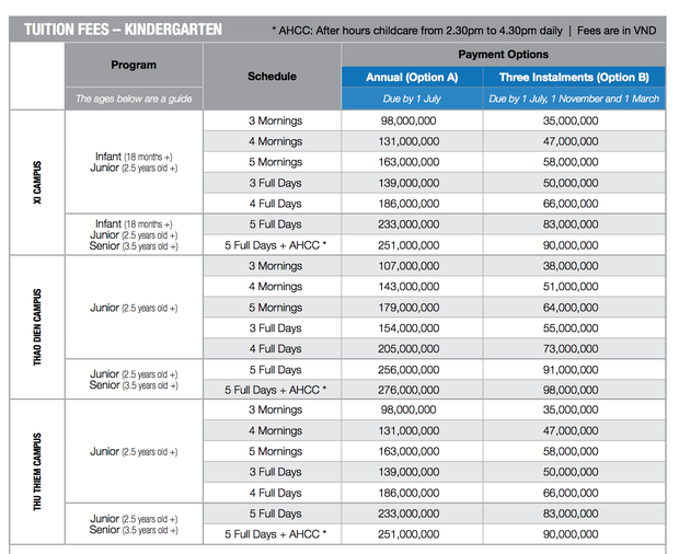 Shock với mức học phí của các trường Quốc tế tại TP.HCM, có nơi lên đến gần 800 triệu/năm - Ảnh 2.