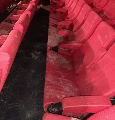 Ghế trong rạp phim, giày, túi, muôi gỗ mốc xanh đỏ sau 2 tháng trung tâm mua sắm đóng cửa vì Covid-19 - Ảnh 5.