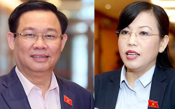  Quốc hội sẽ miễn nhiệm ông Vương Đình Huệ và bà Nguyễn Thanh Hải  - Ảnh 1.