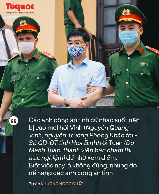  Những phát ngôn bất ngờ của các bị cáo trong vụ xét xử gian lận điểm thi ở Hoà Bình  - Ảnh 3.