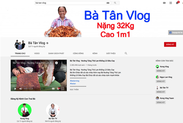 Bà Tân và Hưng Vlog từ một kênh nổi tiếng với những món siêu to khổng lồ ngày càng sa sút, có khi thành nơi hứng gạch đá đủ để... xây nhà - Ảnh 1.