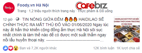 Chuỗi lẩu tỷ USD Haidilao chuẩn bị đổ bộ miền Bắc, dân Hà Nội rần rần hưởng ứng - Ảnh 1.