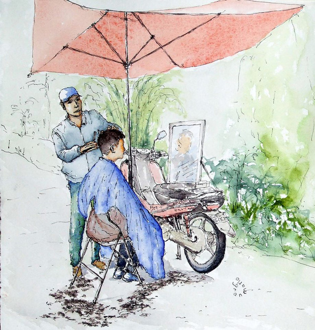 Bộ tranh đẹp quá Việt Nam ơi được vẽ bởi họa sĩ người Pháp, cộng đồng mạng quốc tế thích thú ngắm nhìn một nơi bình dị, an yên nhưng rất tươi đẹp - Ảnh 2. Bộ tranh đẹp quá Việt Nam ơi được vẽ bởi họa sĩ người Pháp, cộng đồng mạng quốc tế thích thú ngắm nhìn một nơi bình dị, an yên nhưng rất tươi đẹp - Ảnh 2.