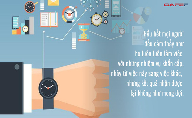 Bí quyết sử dụng ma trận thời gian của người làm việc hiệu quả: Không tiêu tốn vào những việc vô bổ, bạn sẽ tìm được công cụ thay đổi cuộc sống tuyệt vời - Ảnh 2. Bí quyết sử dụng ma trận thời gian của người làm việc hiệu quả: Không tiêu tốn vào những việc vô bổ, bạn sẽ tìm được công cụ thay đổi cuộc sống tuyệt vời - Ảnh 2.