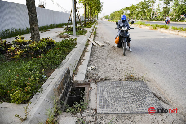  Hà Nội: Đại lộ nghìn tỷ vừa thông xe biến thành các bãi rác rùng mình  - Ảnh 3.