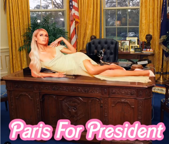 Paris Hilton tuyên bố tranh cử Tổng thống Mỹ, dự định sẽ sơn Nhà Trắng thành Nhà Hồng! - Ảnh 1.