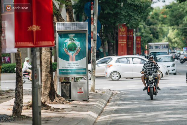 Thùng rác công nghệ với tấm pin mặt trời trên đường phố Hà Nội: Truyền cảm hứng bảo vệ môi trường đến người dân - Ảnh 6.