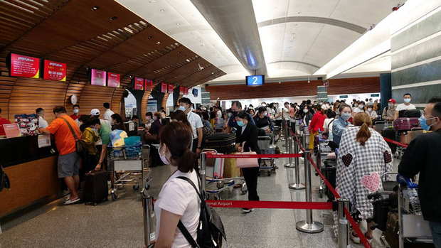 Hơn 240 người Việt từ Đài Loan về sân bay Tân Sơn Nhất - Ảnh 1.