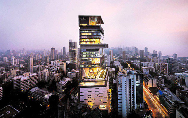 Chiêm ngưỡng siêu biệt thự ở Mumbai của tỷ phú giàu nhất châu Á - Ảnh 3. Chiêm ngưỡng siêu biệt thự ở Mumbai của tỷ phú giàu nhất châu Á - Ảnh 3.
