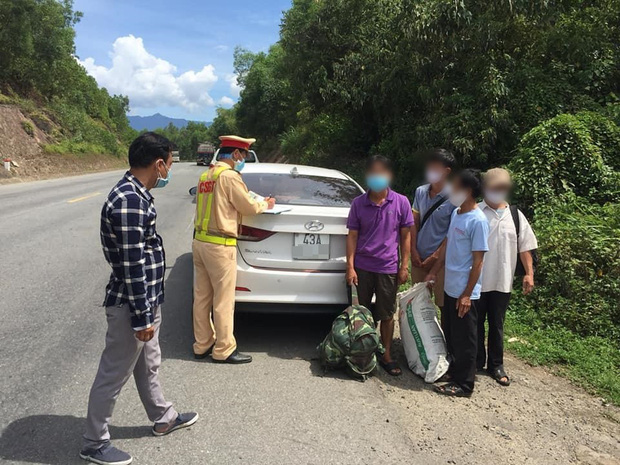 Đà Nẵng: Phát hiện ô tô nhận chở 4 công nhân trên đường trốn về Quảng Trị - Ảnh 1.