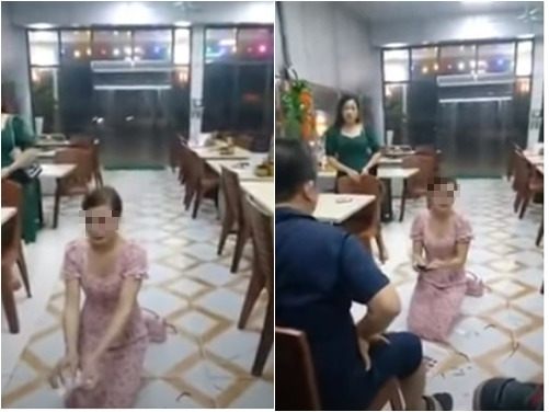  Tạm giữ chủ quán nướng chửi bới, bắt nữ khách hàng quỳ gối xin lỗi ở Bắc Ninh - Ảnh 1.