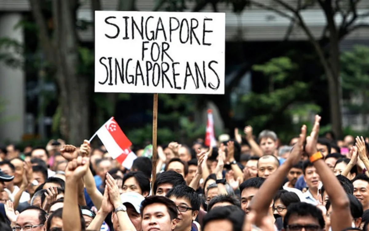 сингапур ее жители