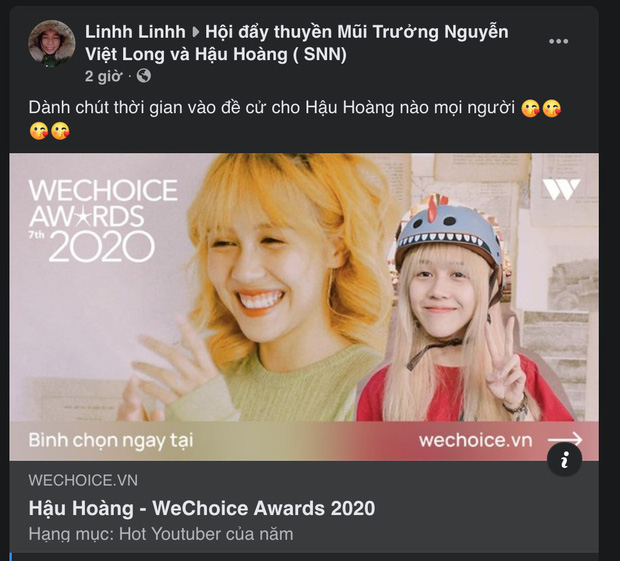 Cổng bình chọn WeChoice Awards 2020 vừa mở, dân tình đã kêu gọi vote ào ào tưng bừng trên MXH - Ảnh 6.