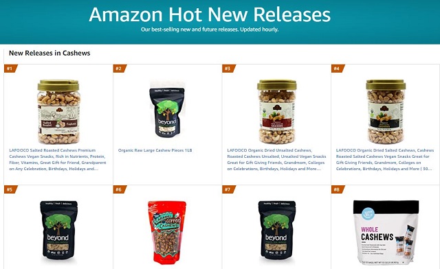 Hạt điều Lafooco là sản phẩm mới bán chạy nhất trên Amazon - Ảnh 1.