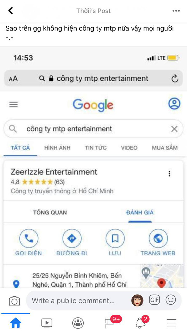 Sơn Tùng vừa ra mắt MV mới, công ty M-TP Entertainment lại bất ngờ bay màu trên Google, chuyện gì xảy ra? - Ảnh 2.