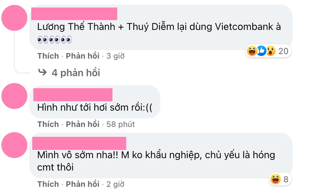 Fanpage Vietcombank tiếp tục bị netizen hùa nhau tấn công sau khi bà Phương Hằng gọi tên Lương Thế Thành - Thuý Diễm - Ảnh 3.