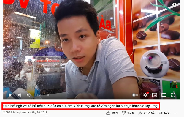  Xôn xao clip Khoa Pug review quán ăn của Đàm Vĩnh Hưng từ 3 năm trước, gây sốc nhất là câu chốt hạ đớn đau này - Ảnh 5.