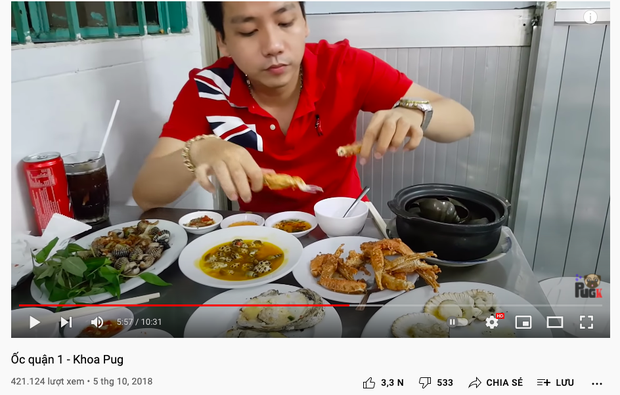  Giữa drama của nghệ sĩ, Khoa Pug bỗng làm điều này với tất cả clip review quán xá sao Việt trên kênh mình - Ảnh 13.