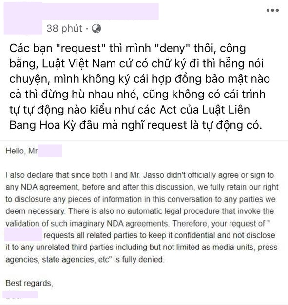 Biến mới: Đại diện designer nước ngoài bị đạo nhái tố ekip Rap Việt và đơn vị thứ 3 yêu cầu ký hợp đồng bảo mật, có sự lươn lẹo và thái độ không cầu thị? - Ảnh 7.