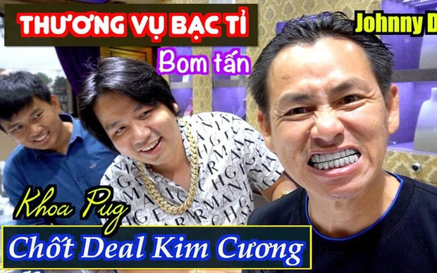  BIẾN CĂNG: Rộ tin Khoa Pug và tỷ phú kim cương Johnny Đặng cạch mặt nhau, thẳng tay xoá hết dấu vết đối phương? - Ảnh 3.