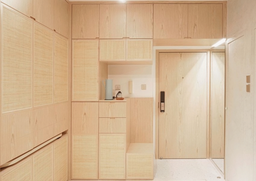 Căn hộ 12m² được sử dụng toàn nội thất thông minh giúp không gian sống đủ dùng cho cả gia đình trẻ - Ảnh 2.