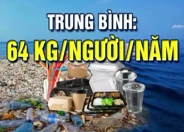 Mỗi người Việt Nam xả ra 64 kg rác thải nhựa/năm - Ảnh 1.