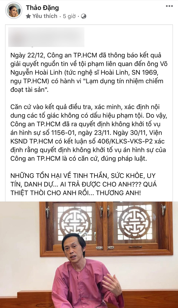  Dàn sao Việt đồng loạt lên tiếng khi NS Hoài Linh được minh oan, gay gắt nhất là ca sĩ Minh Quân! - Ảnh 3.