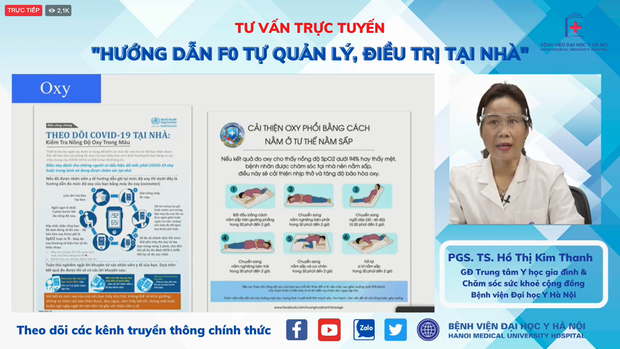 PGS.TS Nguyễn Lân Hiếu chủ trì livestream hướng dẫn chăm sóc F0 tại nhà: Hiện tại F0 không biết phải làm gì, uống thuốc gì, bác sĩ quá tải - Ảnh 3. PGS.TS Nguyễn Lân Hiếu chủ trì livestream hướng dẫn chăm sóc F0 tại nhà: Hiện tại F0 không biết phải làm gì, uống thuốc gì, bác sĩ quá tải - Ảnh 3.