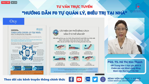  PGS.TS Nguyễn Lân Hiếu chủ trì livestream hướng dẫn chăm sóc F0 tại nhà: Hiện tại F0 không biết phải làm gì, uống thuốc gì, bác sĩ quá tải - Ảnh 3.