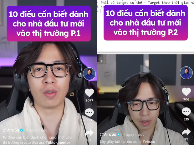  Trước khi bị tố “lùa gà” dù đầu tư chưa đầy 3 tháng, ViruSs làm clip hướng dẫn người mới nhưng cái kết thì... - Ảnh 2.