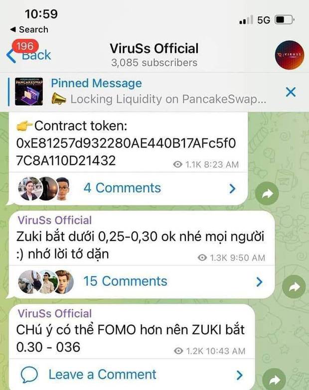  Lan truyền hàng loạt tin nhắn của ViruSs trong group chat Telegram, nội dung có gì mà bị gắn mác lùa gà? - Ảnh 8.