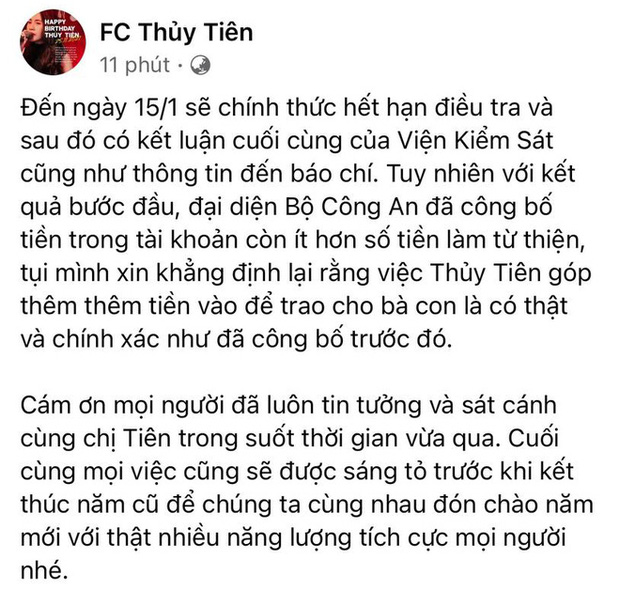  Phía Thuỷ Tiên khẳng định: Góp thêm tiền trao cho bà con miền Trung là thật, chính xác như đã công bố từ trước - Ảnh 1.