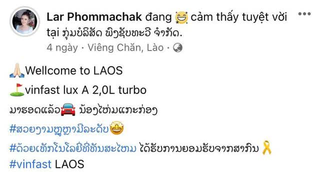  VinFast Lux A2.0 và President ồ ạt về đại lý Lào, sales nói không đắt, dân tình khen đẹp: Trúng số sẽ mua cho con gái đi học  - Ảnh 2.