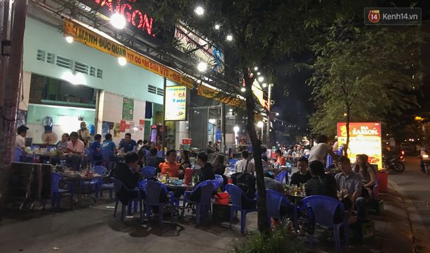 Quán nhậu ở TP. Thủ Đức, beer club trên “phố nhậu” Phạm Văn Đồng vẫn chật kín khách trong cao điểm phòng dịch Covid-19 - Ảnh 16.