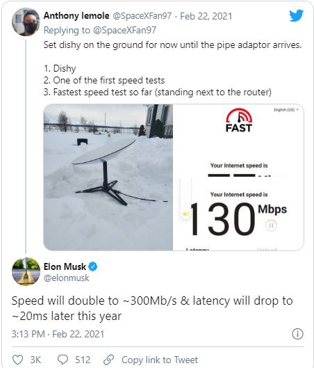 Elon Musk: Tốc độ internet của Starlink sẽ tăng gấp đôi trong năm nay - Ảnh 1. Elon Musk: Tốc độ internet của Starlink sẽ tăng gấp đôi trong năm nay - Ảnh 1.