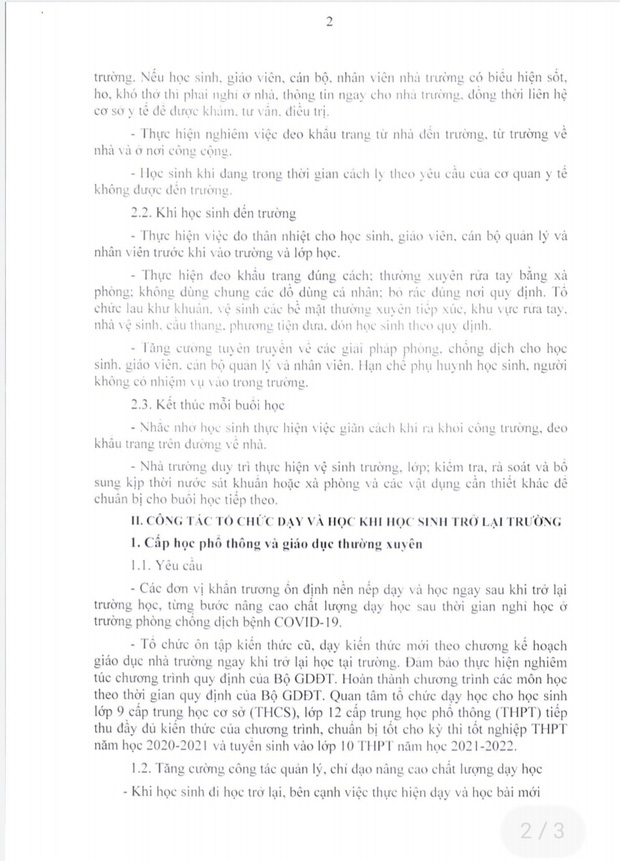 Hà Nội: Yêu cầu hoàn thành công tác phòng, chống dịch khi học sinh trở lại trường trước ngày 1/3 - Ảnh 2.
