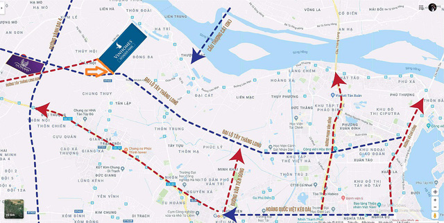  Hà Nội mở rộng một tuyến đường gần dự án Vinhomes Đan Phượng  - Ảnh 1.
