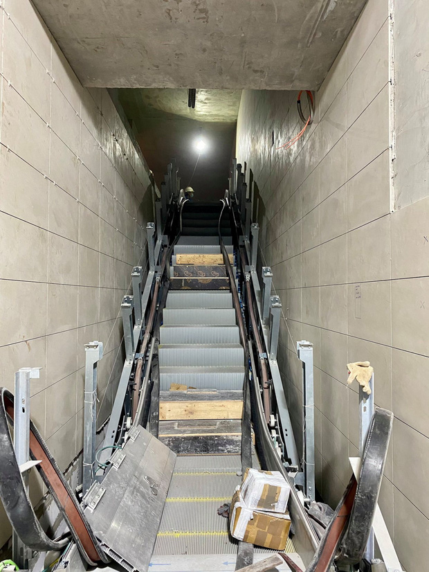 Hé lộ kiến trúc ấn tượng bên trong nhà ga ngầm Ba Son của tuyến Metro số 1 - Ảnh 17.