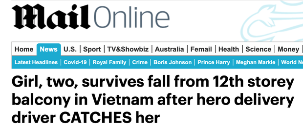 Báo Anh đồng loạt đăng bài ca ngợi anh hùng Nguyễn Ngọc Mạnh cứu em bé ngã từ tầng 12: Hành động dũng cảm trong tình huống ngàn cân treo sợi tóc - Ảnh 5.