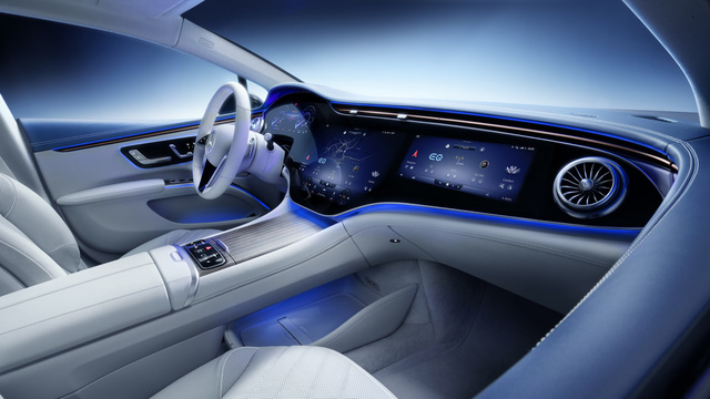  Mercedes-Benz EQS dạy cho Tesla biết xe điện cao cấp là như thế nào  - Ảnh 1.