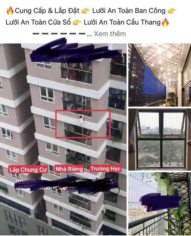 Phẫn nộ và phản cảm: Hình ảnh bé gái rơi từ tầng 12 chung cư ở Hà Nội bị đem ra làm quảng cáo bán hàng - Ảnh 1.