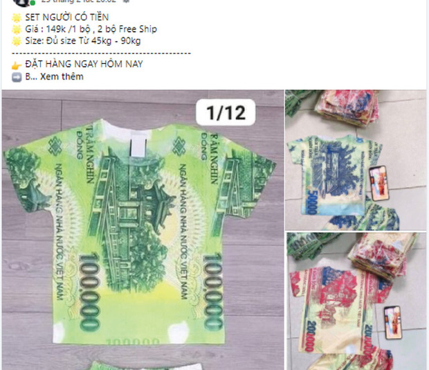 Bán quần áo in hình tiền Việt Nam có thể bị phạt tới 100 triệu đồng - Ảnh 1.