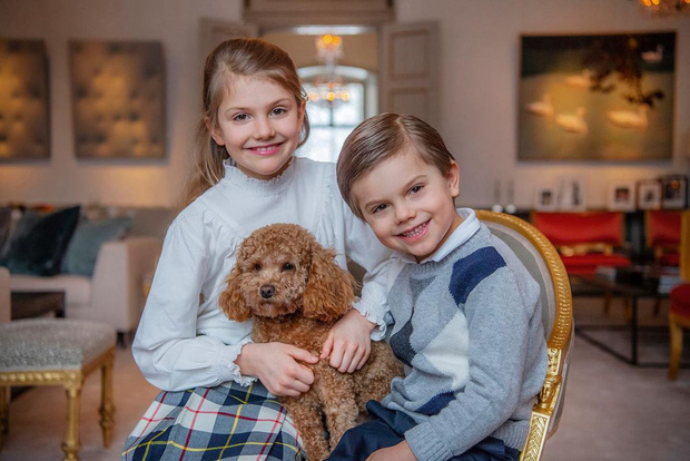 Hoàng gia Thụy Điển chia sẻ hình ảnh dịp sinh nhật 5 tuổi con trai Thái tử, ai cũng phải xuýt xoa vì thần thái hơn người của những đứa trẻ kế vị - Ảnh 4.
