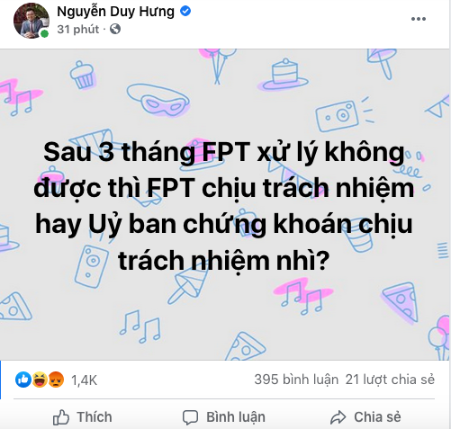 Ông Nguyễn Duy Hưng nghi ngờ khả năng xử lý nghẽn hệ thống HoSE của FPT - Ảnh 1.
