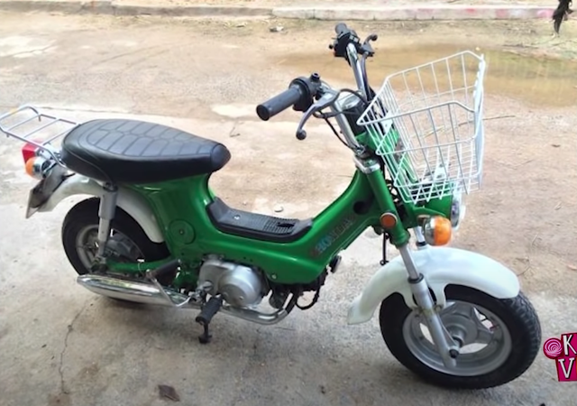 Honda Chaly biển số Lào được dân chơi Sài Thành độ cực chất  xechaydiencom