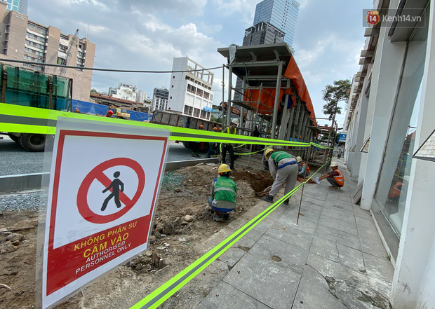 Một phần rào chắn Metro tại đất vàng trung tâm Sài Gòn được tháo dỡ, quán xá rục rịch khai trương trở lại - Ảnh 8.